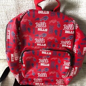Buffalo Bills Logo Red Mini Backpack New!  Go BILLS!